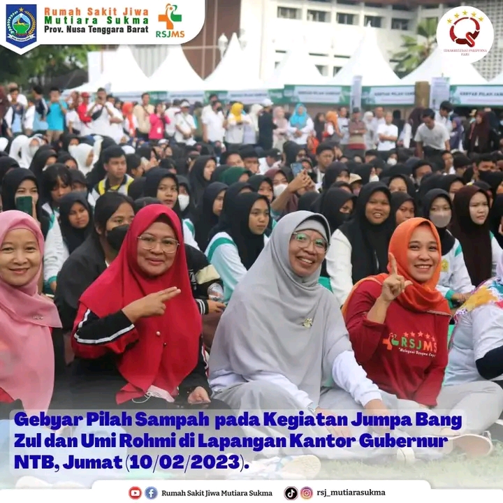 DIREKTUR RSJMS HADIRI GEBYAR PILAH SAMPAH DI NTB